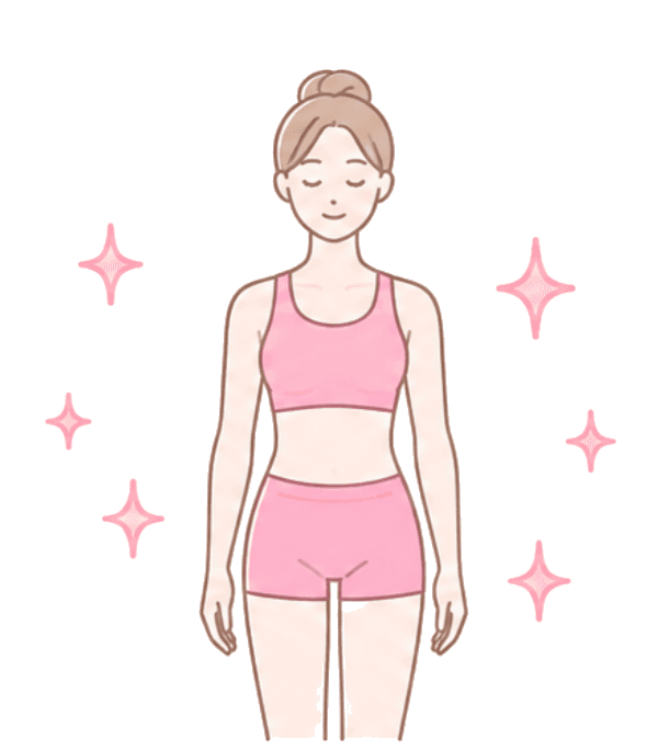 全身バランスのイラスト