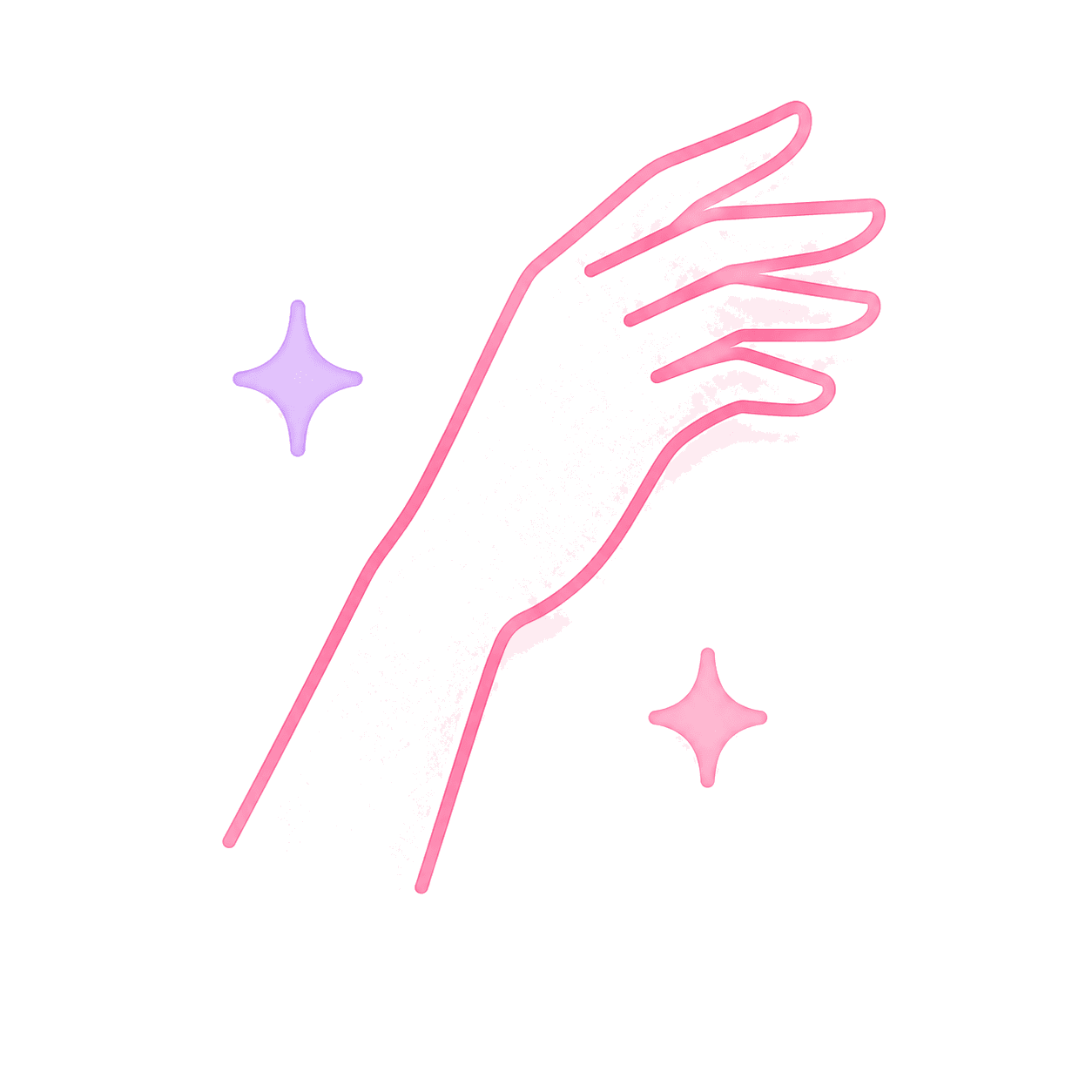 華奢な手首イラスト